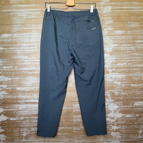 Burlebo River Rock Performance Pants Gray Stretch Athleisure Mens S - Picture 3 of 6